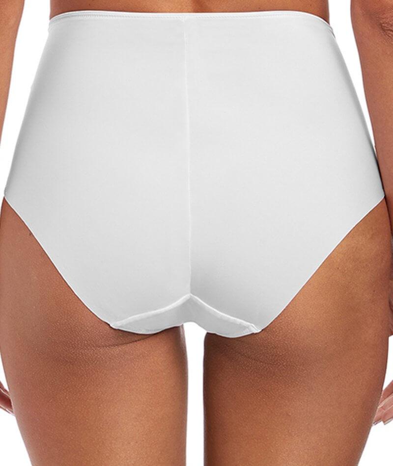 Fantasie Illusion High Waist Brief - White Knickers